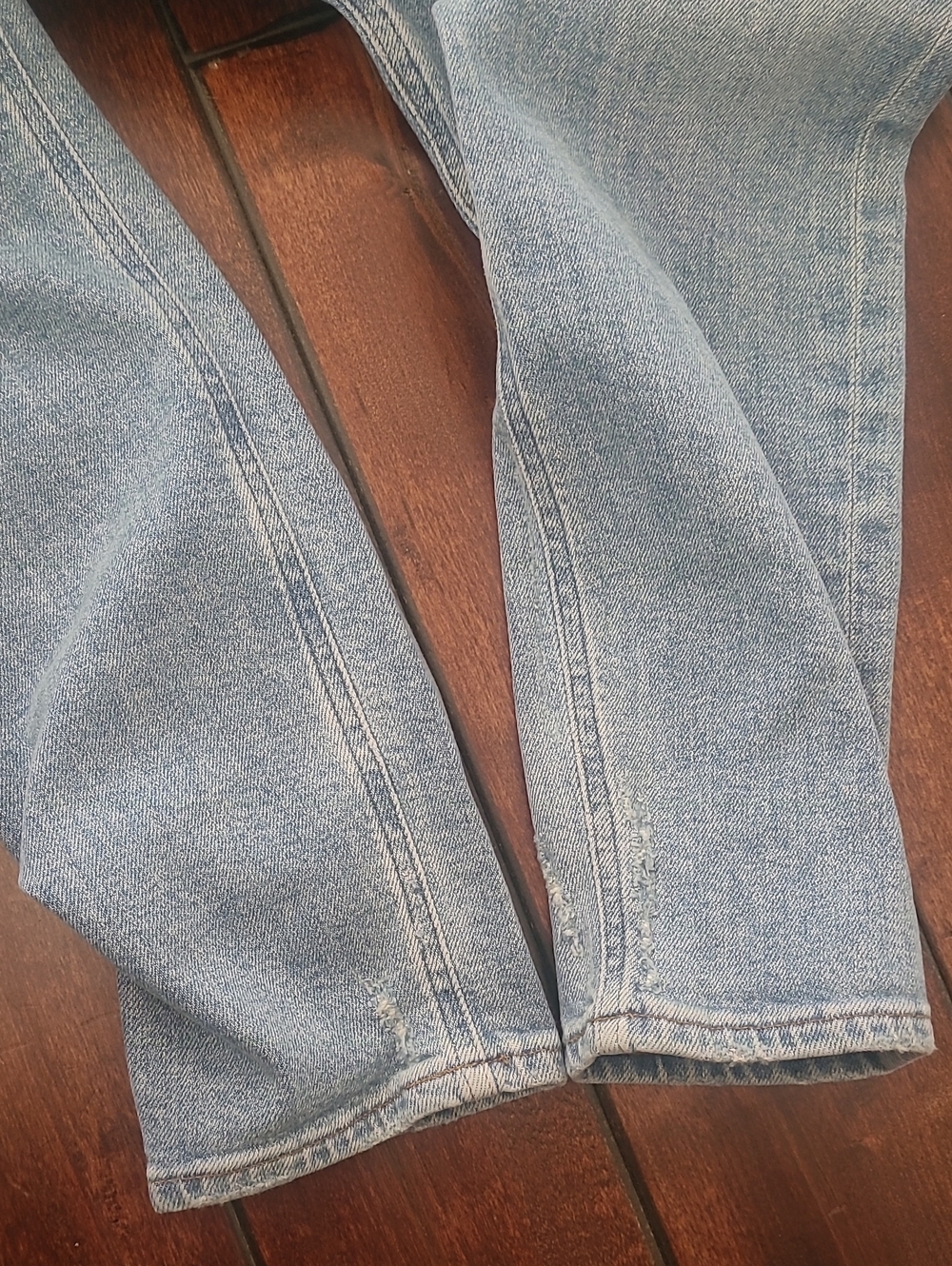 Agolde Light Blue Nico High Rise Slim Straight Jeans Size 28 - Picture 8 of 12